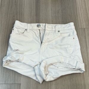 American Eagle Outfitters White Denim Shorts